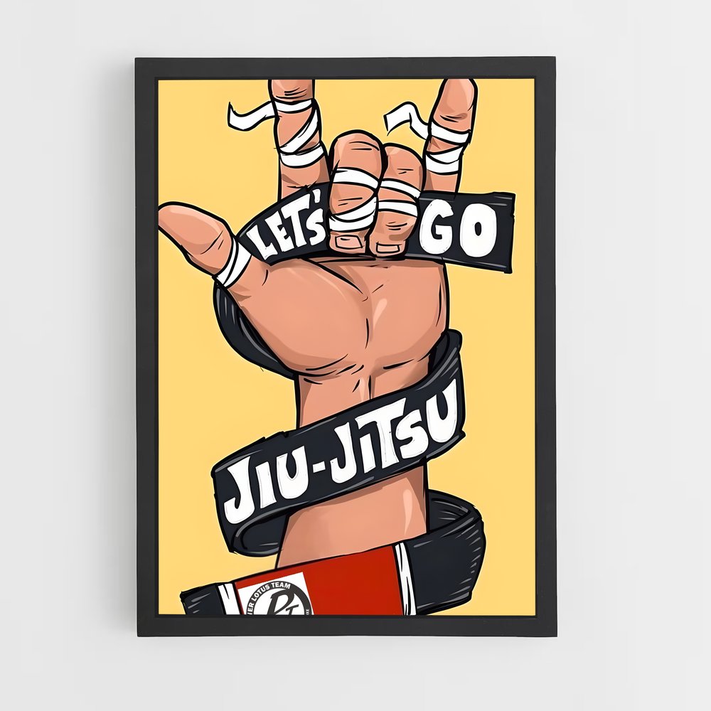 Poster Fist of Go – affiche Jiu-jitsu brésilien (vue 2)